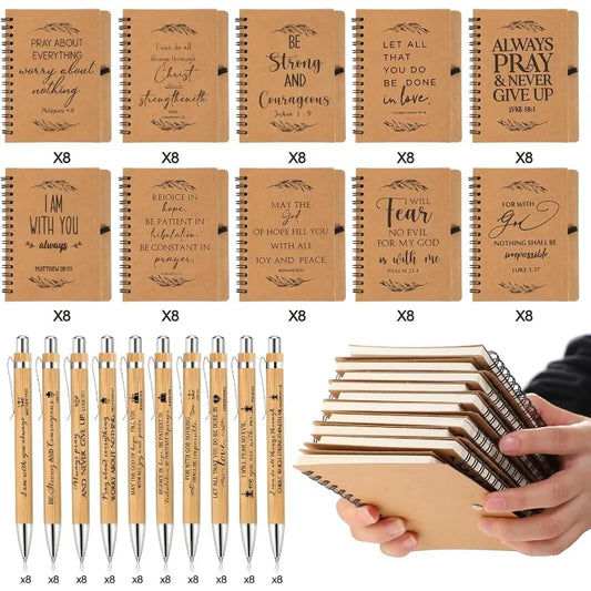 160 Pcs/80 Set Spiral Notebook