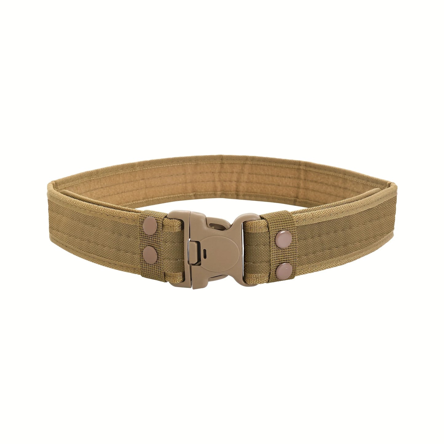 Unisex Adjustable Canvas Belt with Metal Buckle