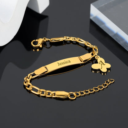 Personalized Gold Baby Bracelet
