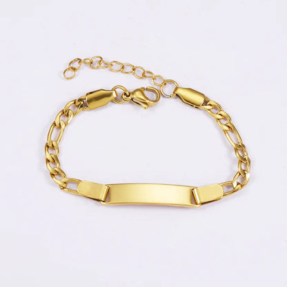 Personalized Gold Baby Bracelet