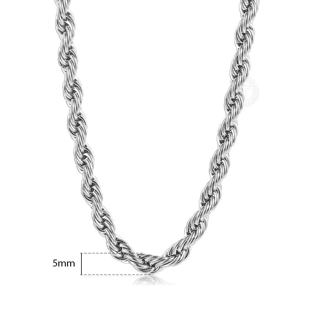 New Fashion Twisted Rope Link Chain