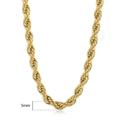 New Fashion Twisted Rope Link Chain