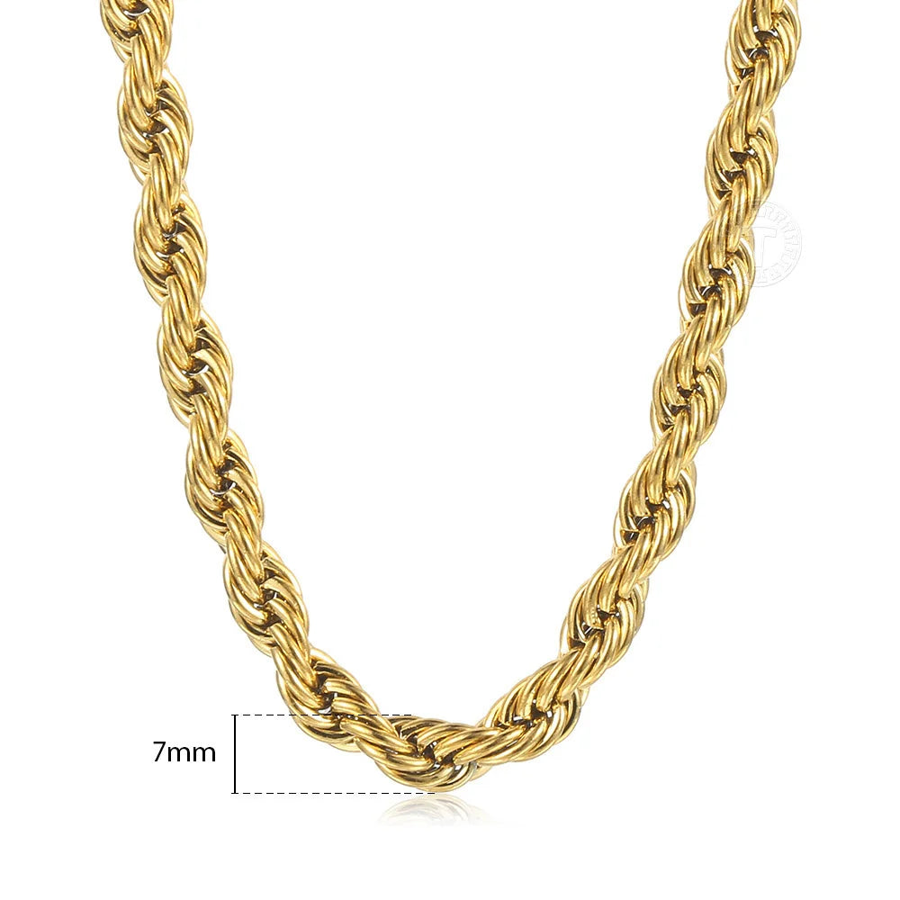New Fashion Twisted Rope Link Chain