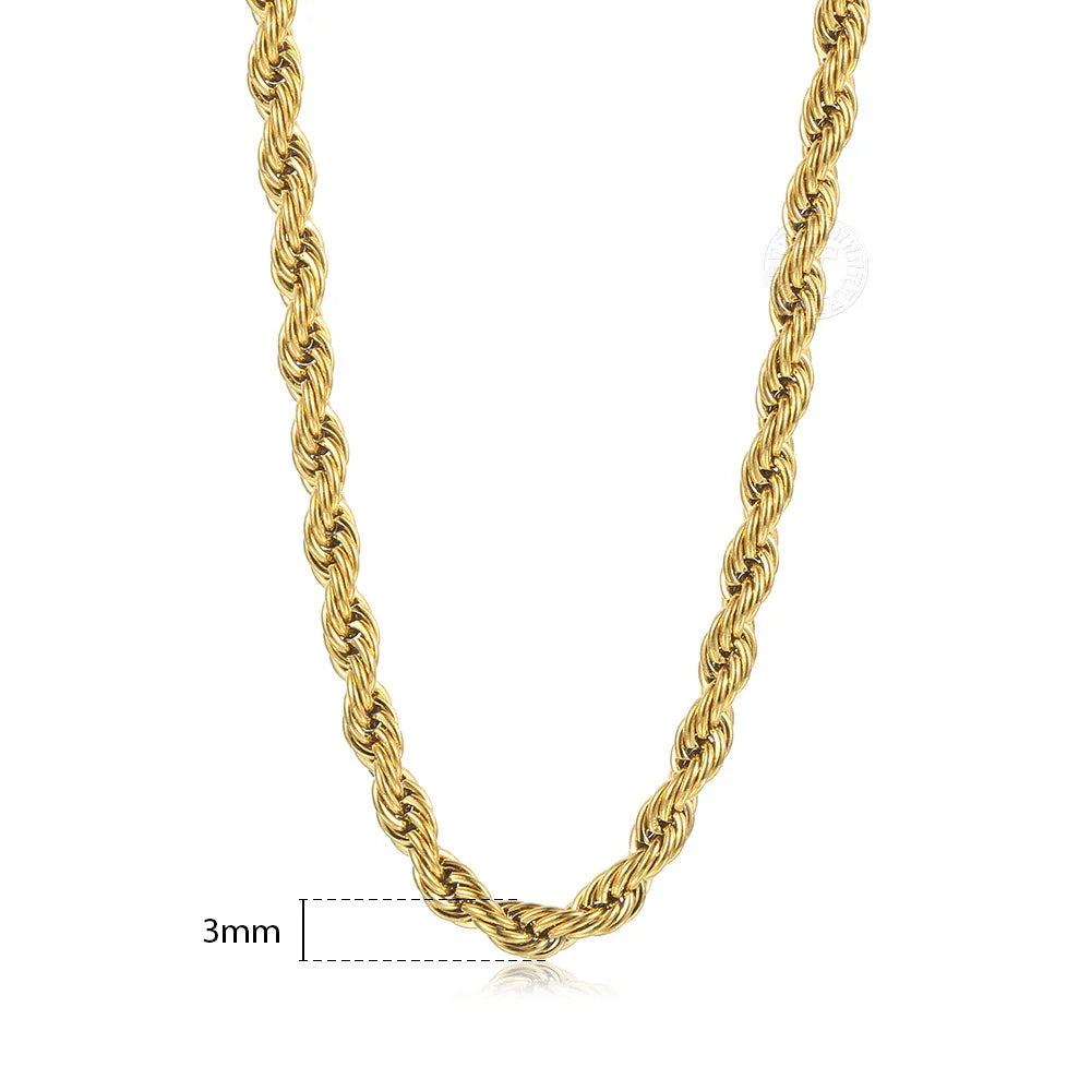 New Fashion Twisted Rope Link Chain