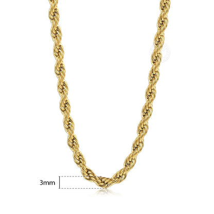 New Fashion Twisted Rope Link Chain