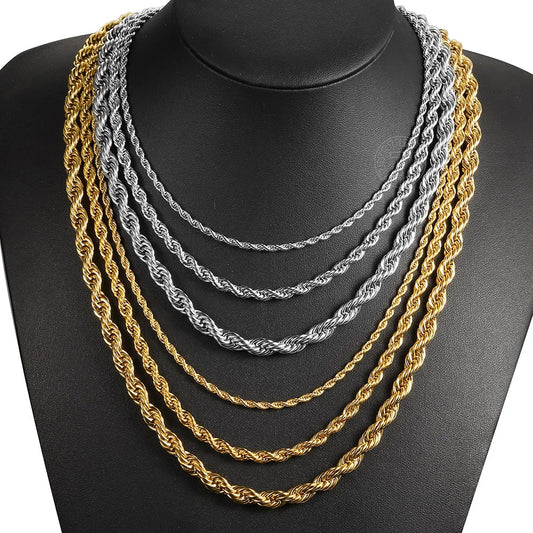 New Fashion Twisted Rope Link Chain