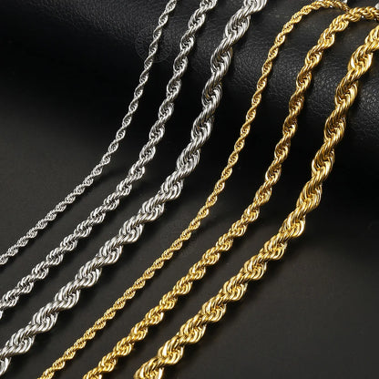 New Fashion Twisted Rope Link Chain