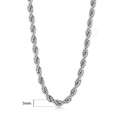 New Fashion Twisted Rope Link Chain