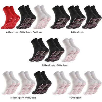 3 Pairs Tourmaline Acupressure Socks