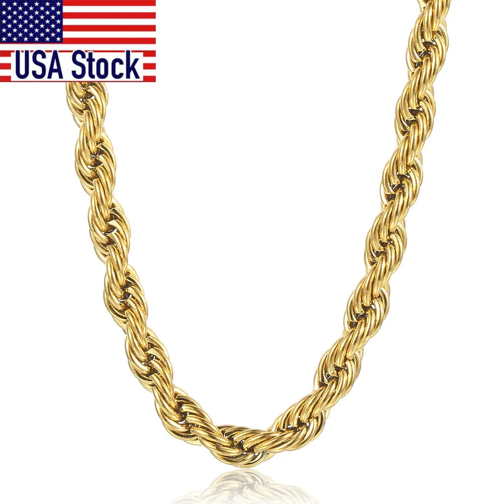 New Fashion Twisted Rope Link Chain