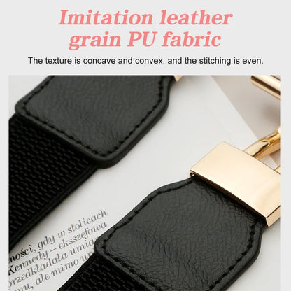 3 Pieces Women Waistbands with Metal Buckle