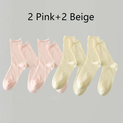 4 Pairs Socks For Women