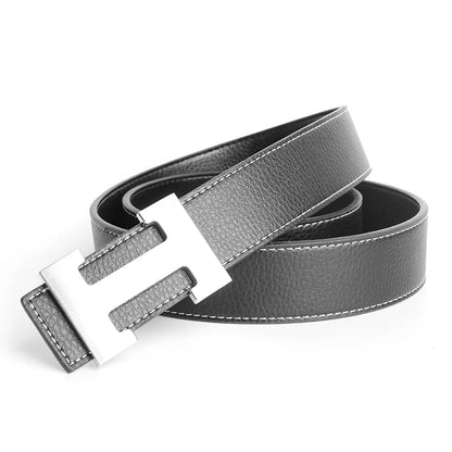 Red Luxury Designer Brand Cowhide Belt