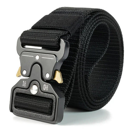 Men's Tactical Belt Heavy-Duty Nylon Belt With Quick-Release Buckle