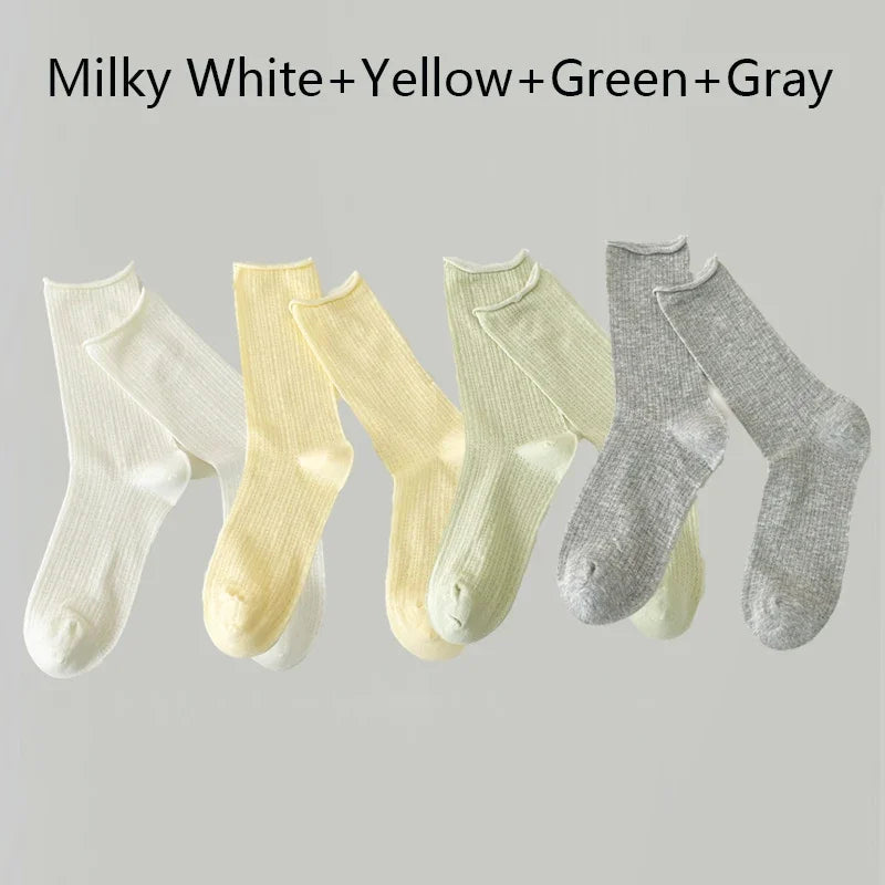4 Pairs Socks For Women