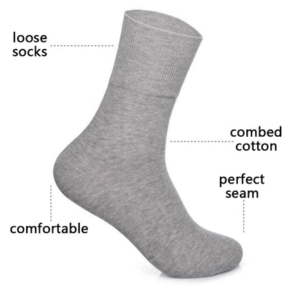 Senior Socks Wide Ribbed for Diabetes Hypertensive Patients