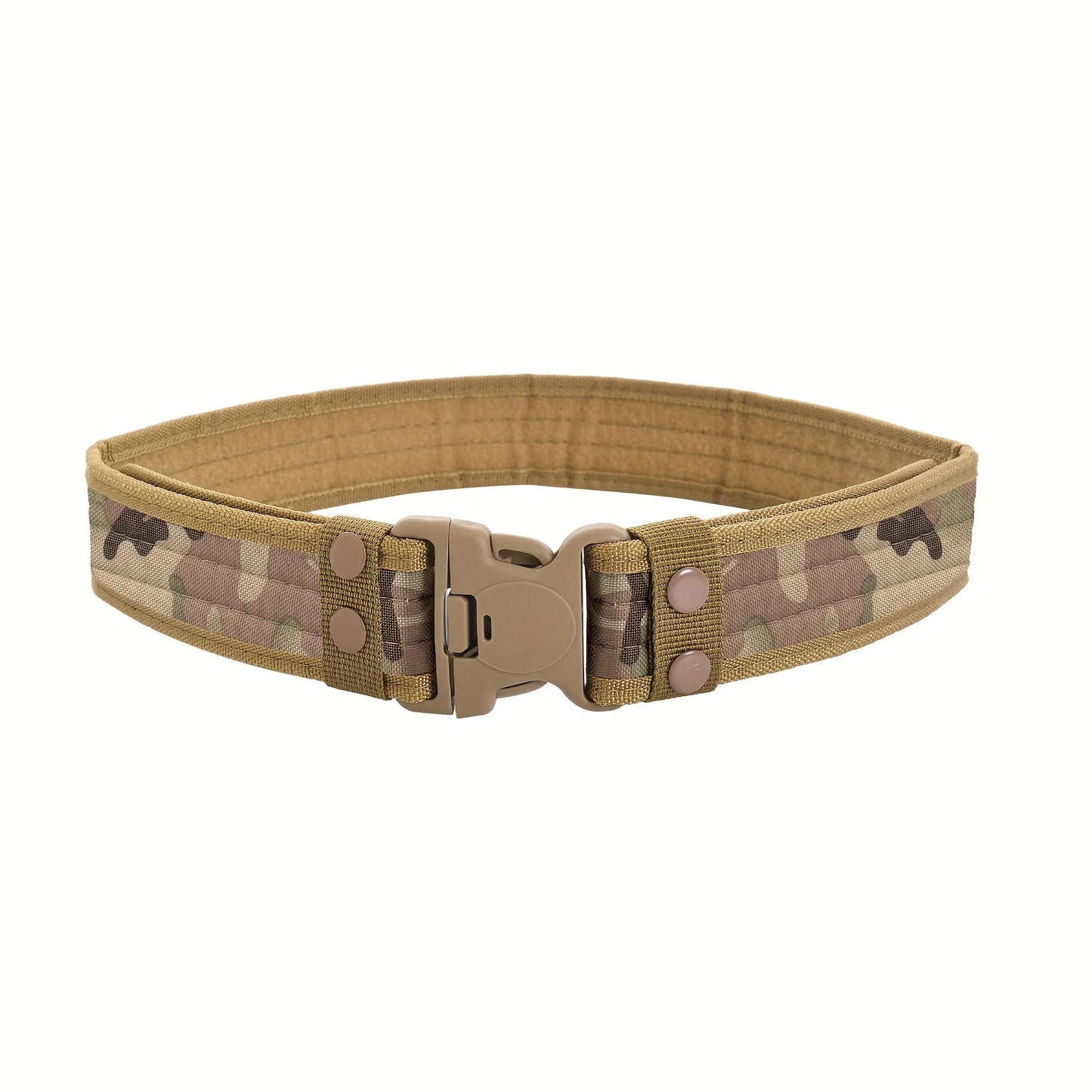 Unisex Adjustable Canvas Belt with Metal Buckle