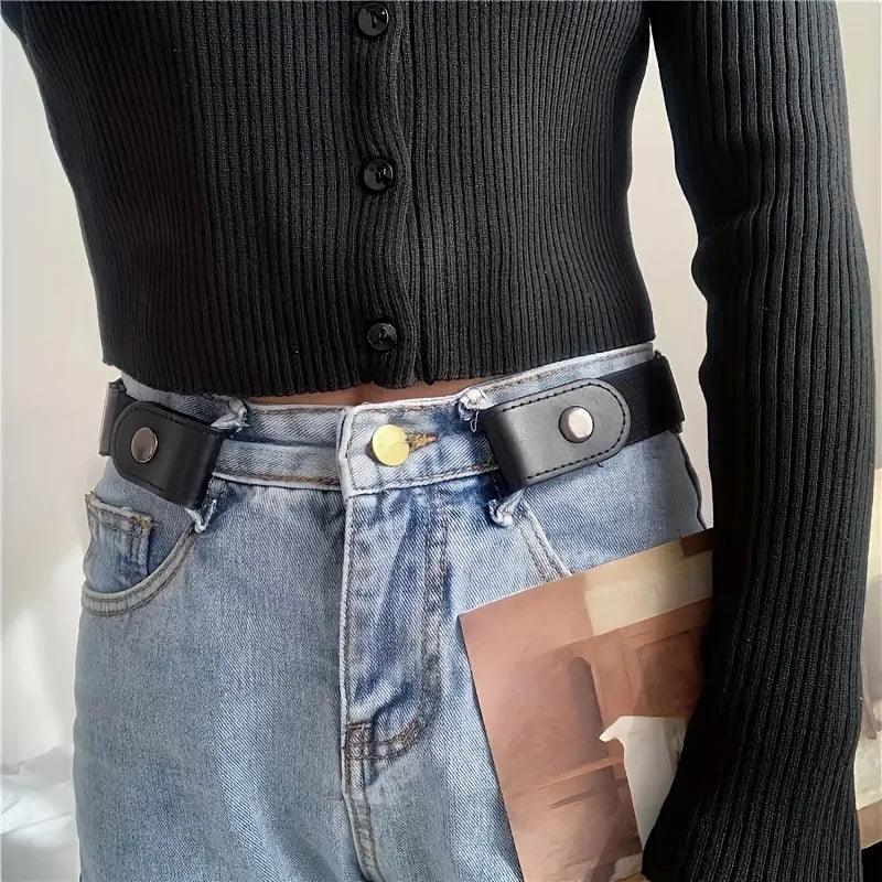 1pc Elastic Waist Belt For Women& Men