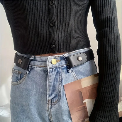 1pc Elastic Waist Belt For Women& Men