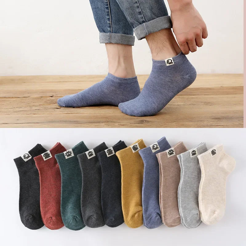 5Pairs Low Cut Men and Women's Socks