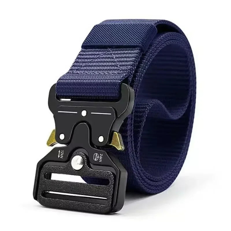 Men's Tactical Belt Heavy-Duty Nylon Belt With Quick-Release Buckle