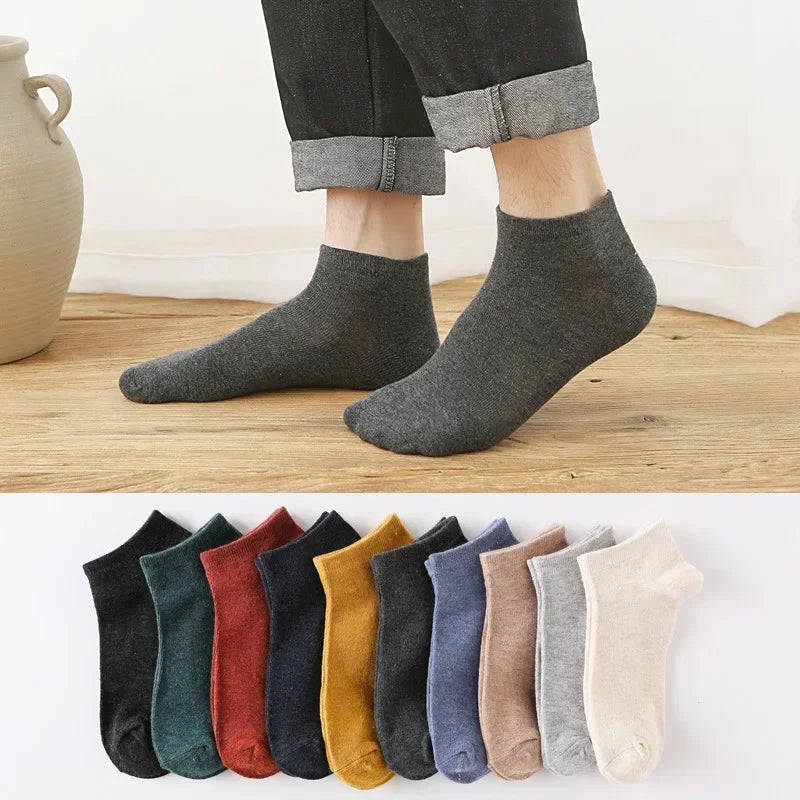 5Pairs Low Cut Men and Women's Socks