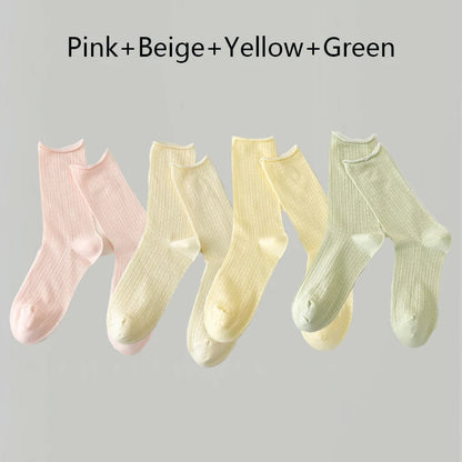 4 Pairs Socks For Women