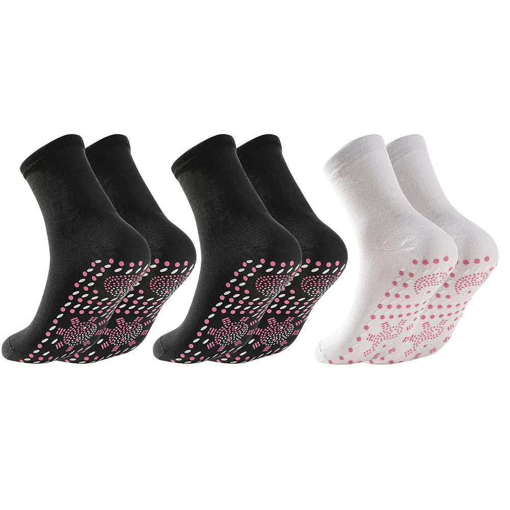 3 Pairs Tourmaline Acupressure Socks