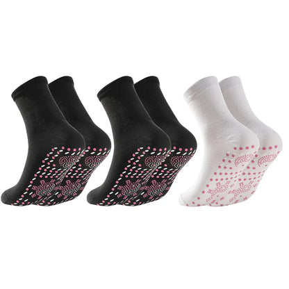 3 Pairs Tourmaline Acupressure Socks