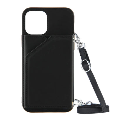 Lanyard Crossbody leather Case For iPhone