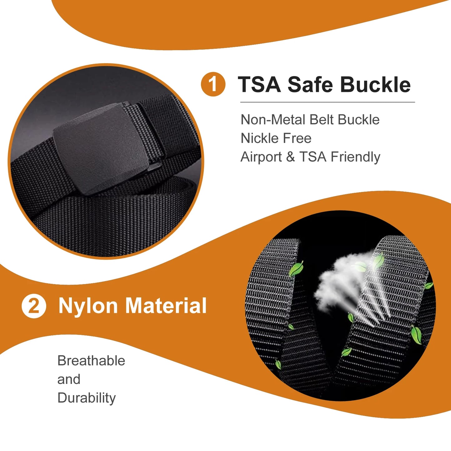 Tactical Military Nylon Belt 3pcs