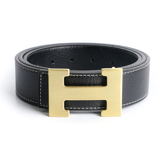 Red Luxury Designer Brand Cowhide Belt
