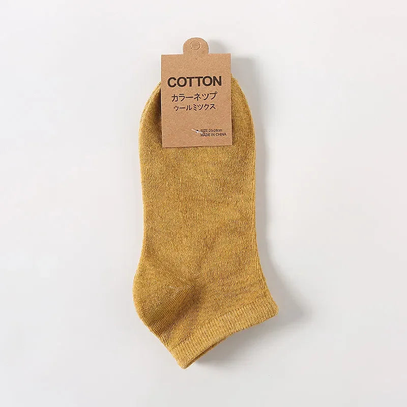 5Pairs Low Cut Men and Women's Socks