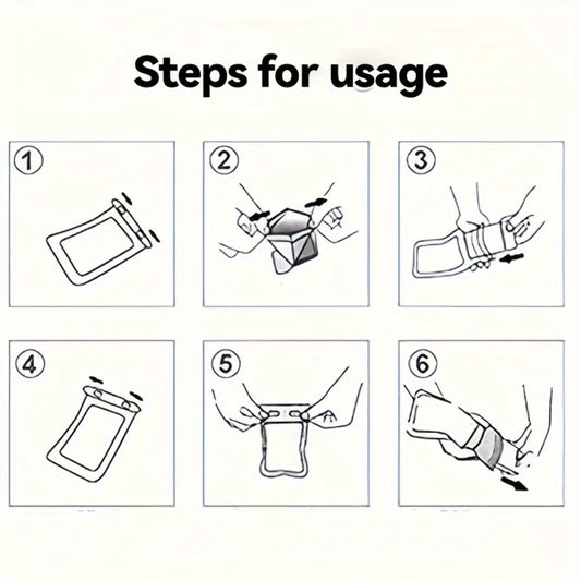 3 Packs - Waterproof Phone Pouch