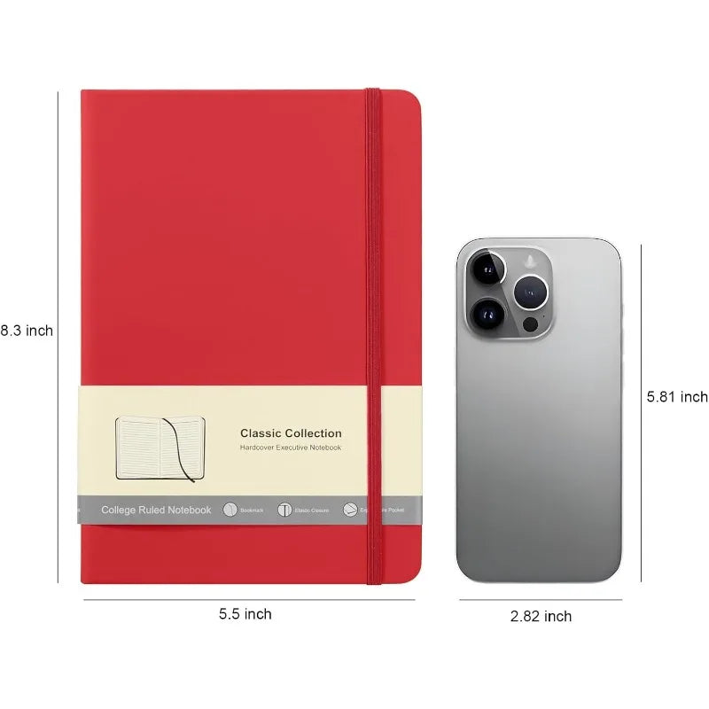 8 Pack Lined Journal Notebooks for Work