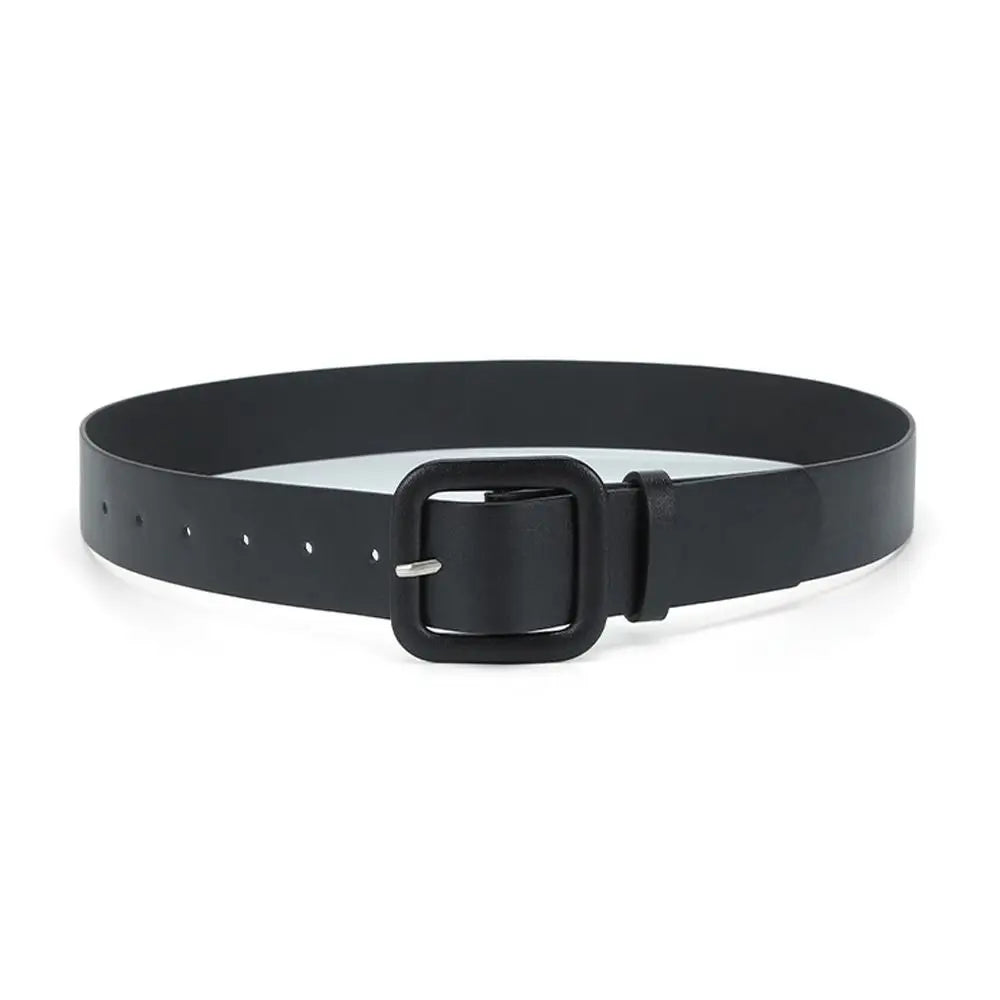 Fashion Women Belt Square Buckle