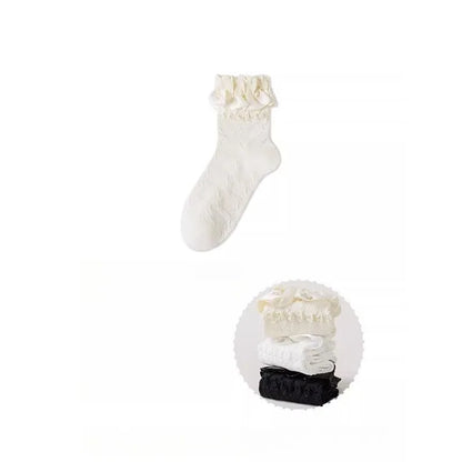 3 Pairs Lolita Socks For Women