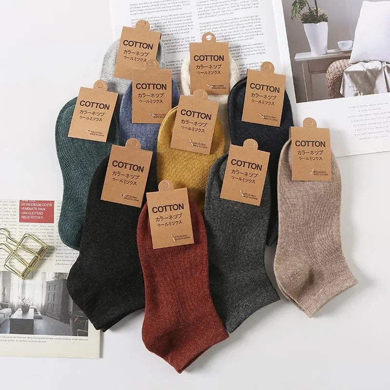 5Pairs Low Cut Men and Women's Socks
